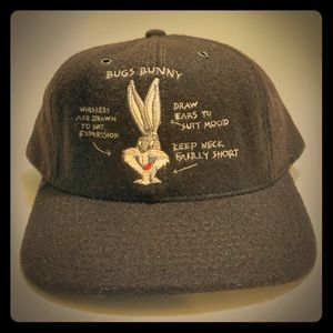 Vintage 1994 Bugs Bunny Wool Blend Baseball Cap